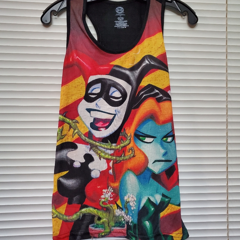 Harley quinn and poison ivy tank top